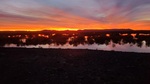 Jezero Dayet Srij ob sončnem zahodu