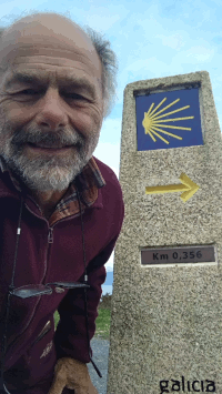 Predzadnji kamen na romarski poti Camino