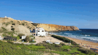 Pogled na Atlantski ocean v kraju Sagres